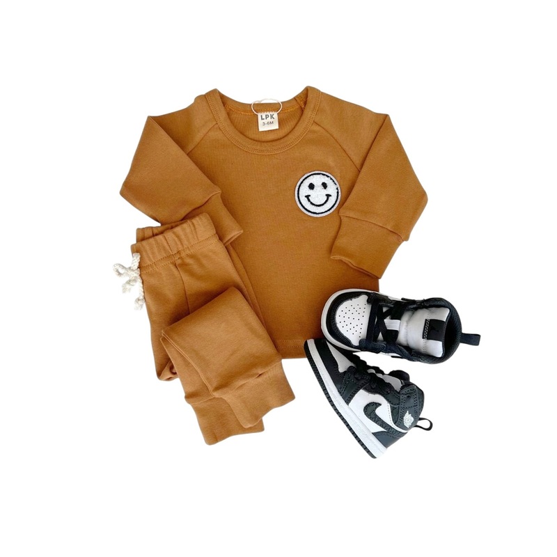 Lounge Set | Smiley Brown 0-3M
