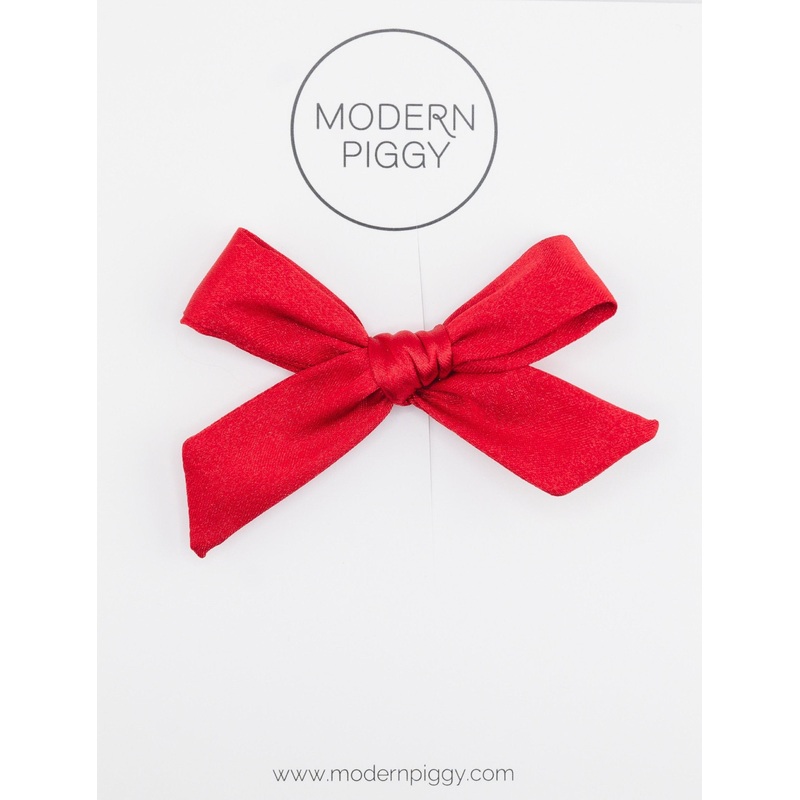 Noelle | Hand-tied Bow Alligator Clip