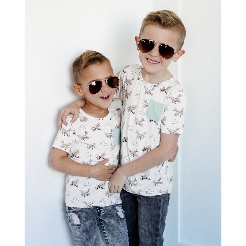 Plane Fun Dream Pocket Tee 6-12M