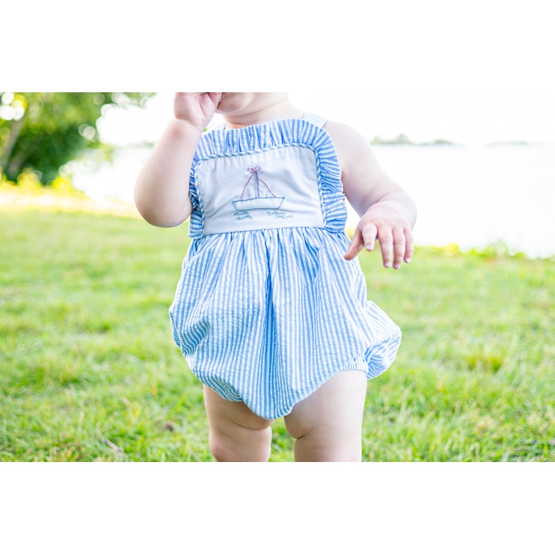 Seersucker Sailboat Bubble 3M