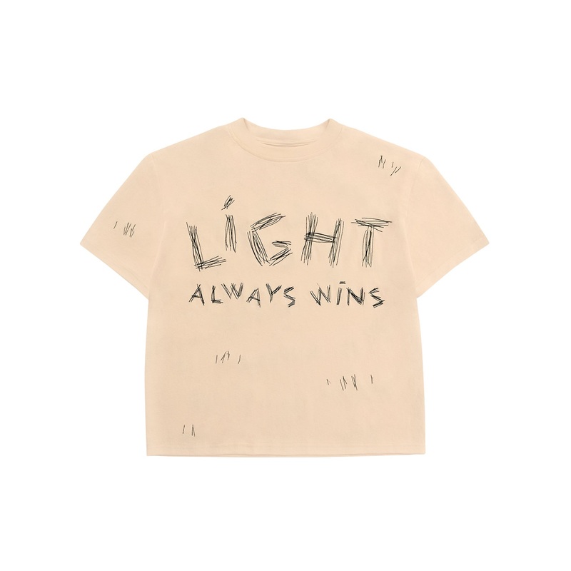 Adults “light Always Wins” Oversized T-shirt | Nude S