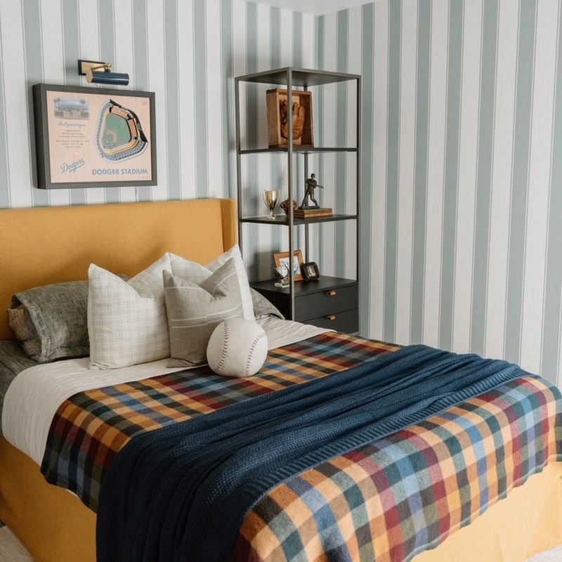 Andy Wallpaper By Hufton Studio Sample 1 foot by 1 foot Mint