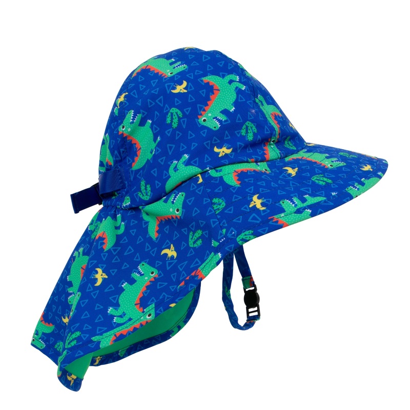 Baby/toddler Cape Sunhat – Dinosaur 6-24m