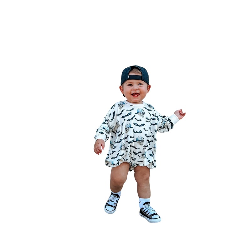 Spooky Bro Bamboo Bubble Romper Newborn