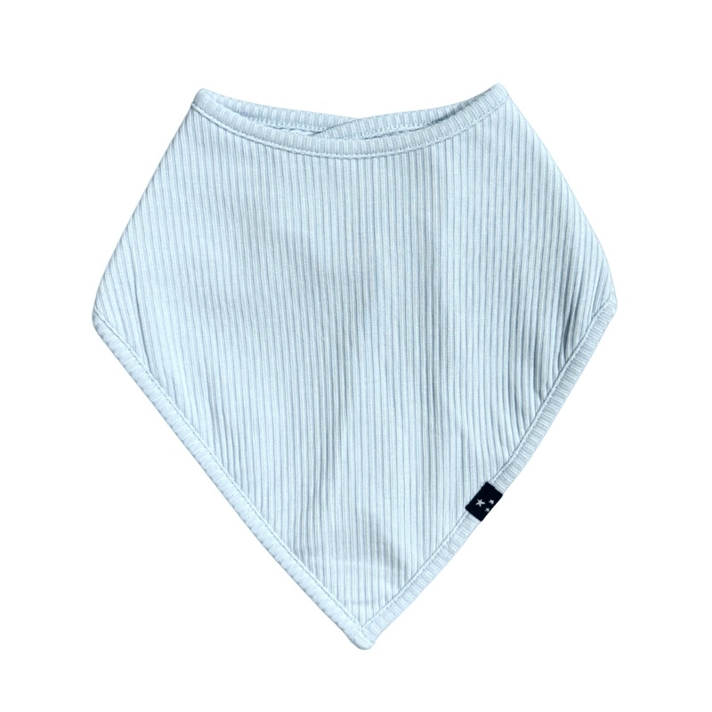 Baby Blue (ribbed) – Bandana Bib