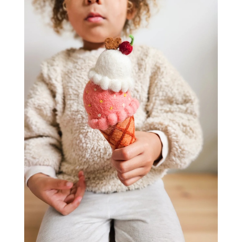 Watermelon and Coconut Sorbet Ice Cream, 2 Scoops