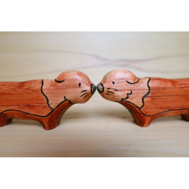 Wooden Otter Toy