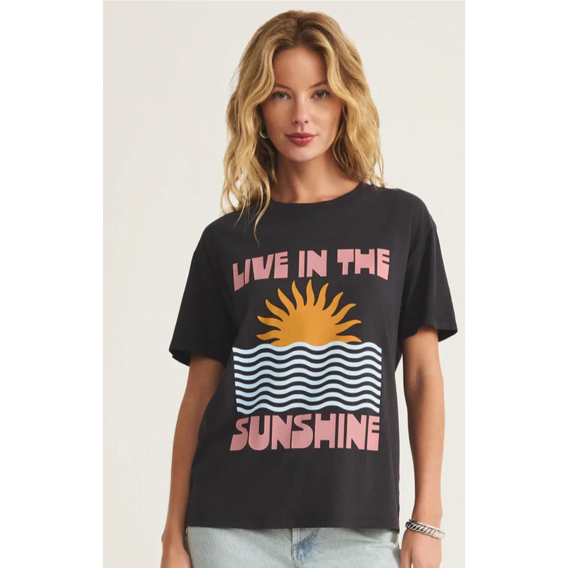 Z Supply Slow Life Boyfriend Tee Xs