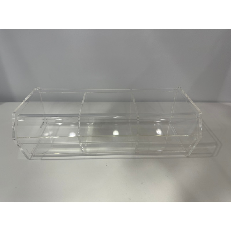 Acrylic 3 Compartment Box