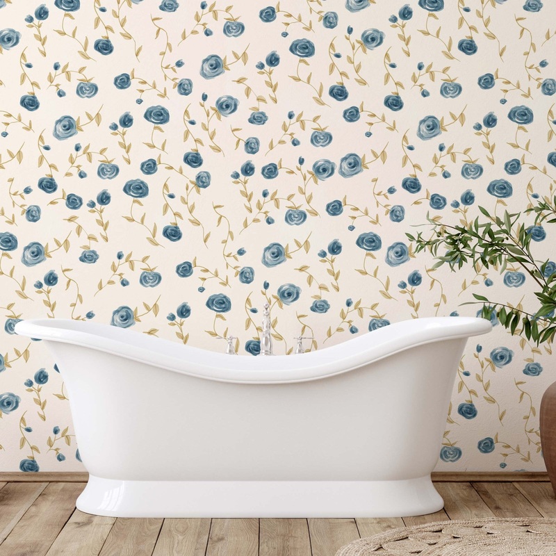 Davie Wallpaper By Christy Beasley Sample 1 foot by 1 foot