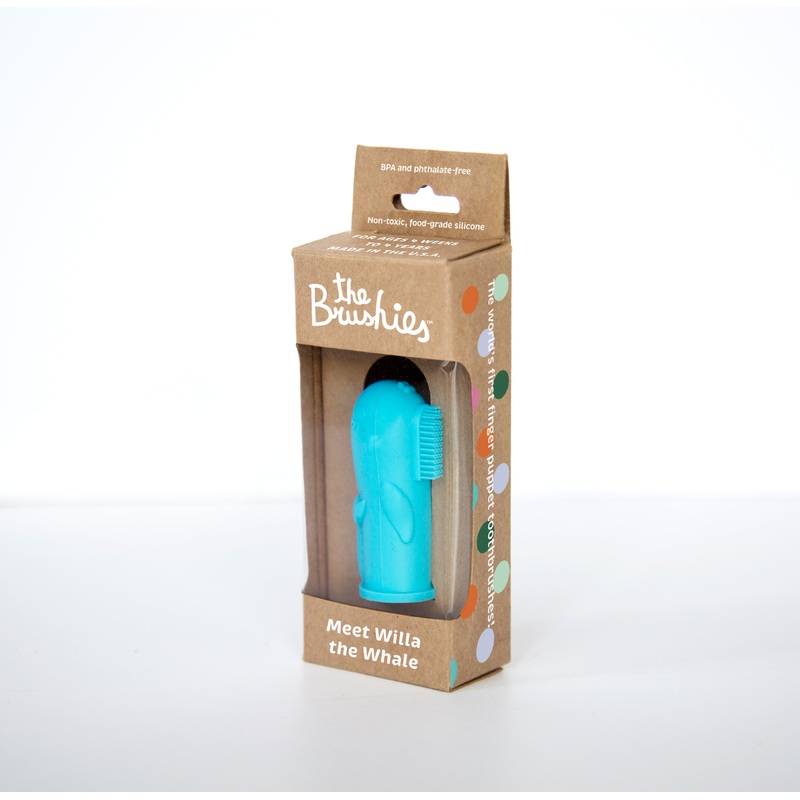 Willa The Whale Finger Toothbrush
