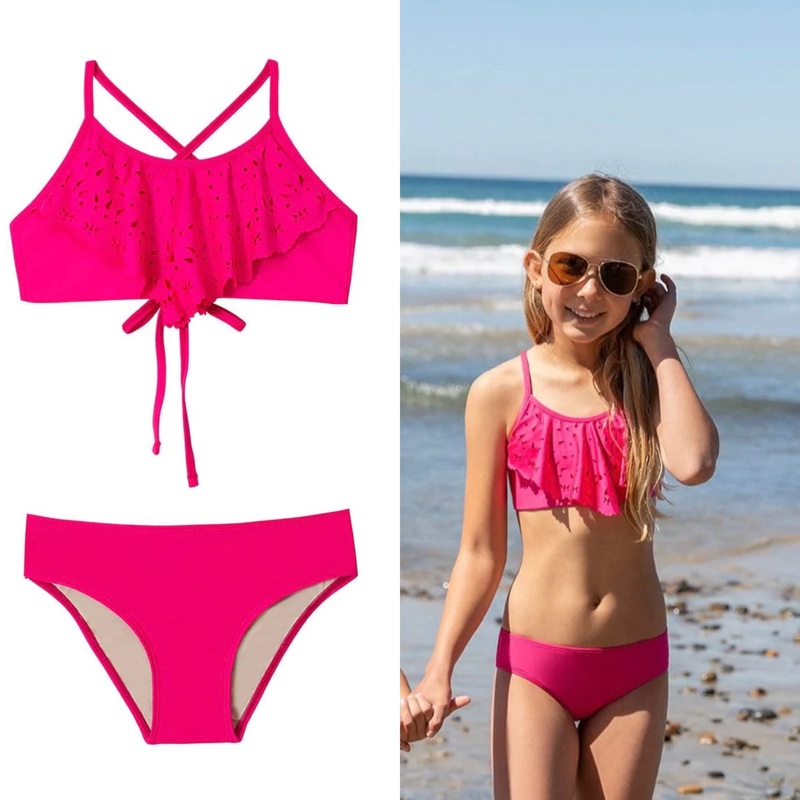 Pily Q Hot Pink Laser Cut Bikini 2