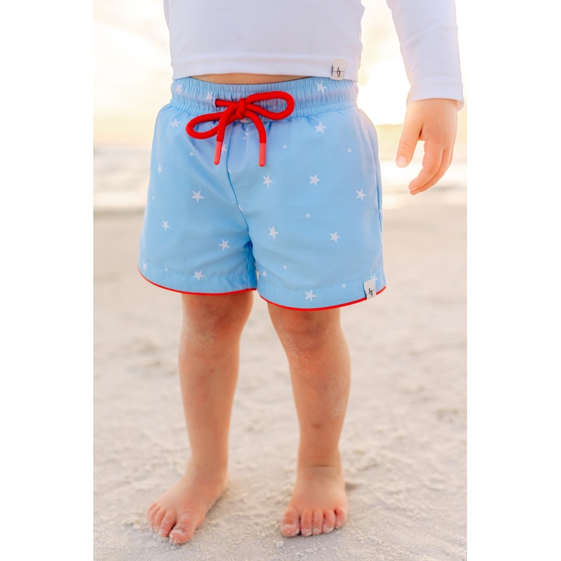 *preorder* Blue Star Swim Shorts 6m