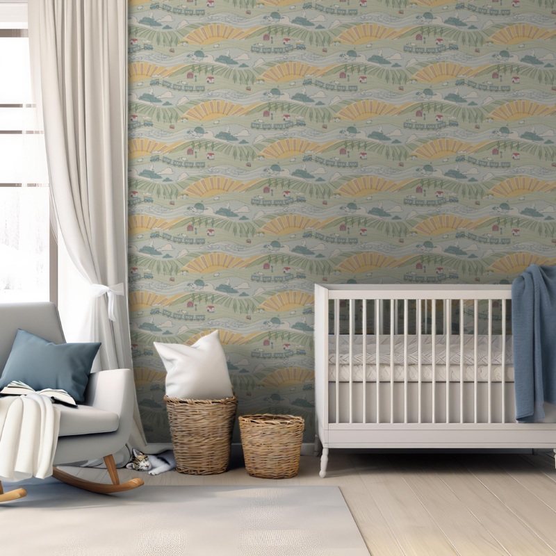 Tommy Wallpaper By House Of Haricot Sample 1 foot by 1 foot