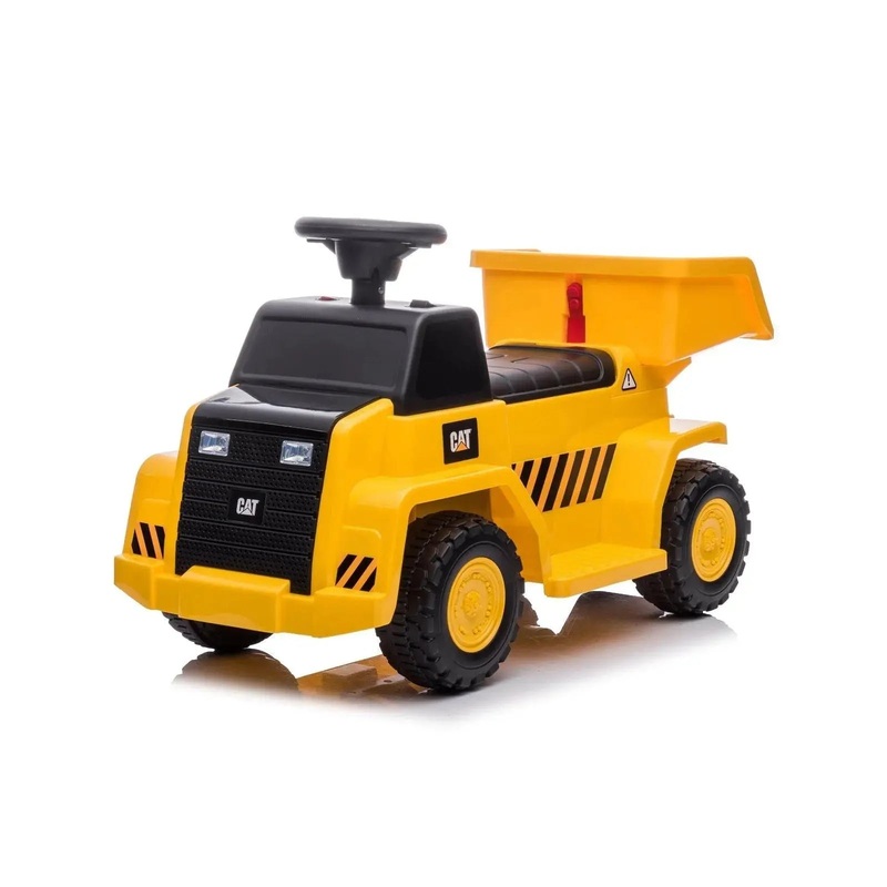 6v Cat Dump Truck Ride-on Toy Yellow