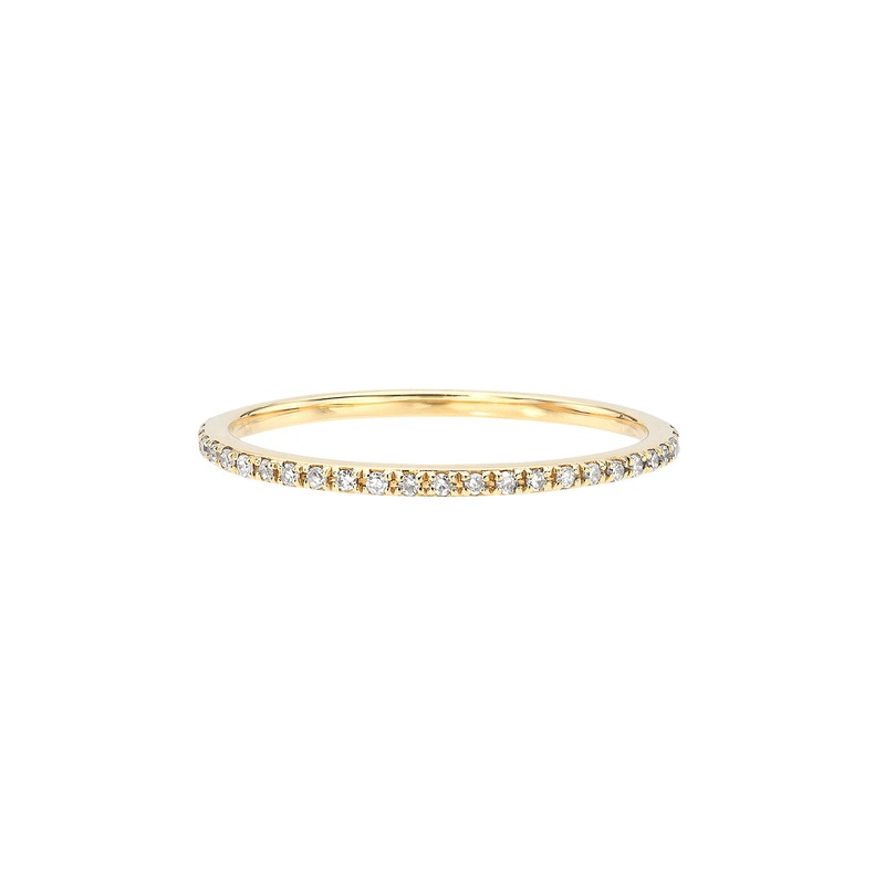 Diamond Eternity Band 14K Yellow Gold 5