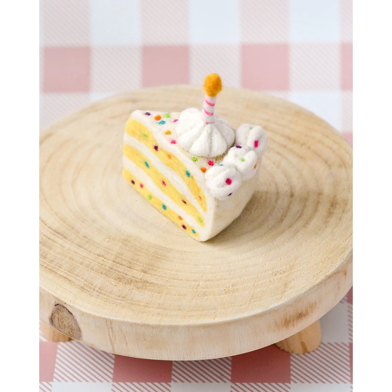 Felt Confetti Cake Slice