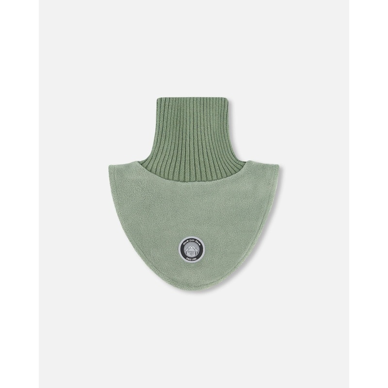 Neckwarmer Sage Green by Deux par Deux 2/4