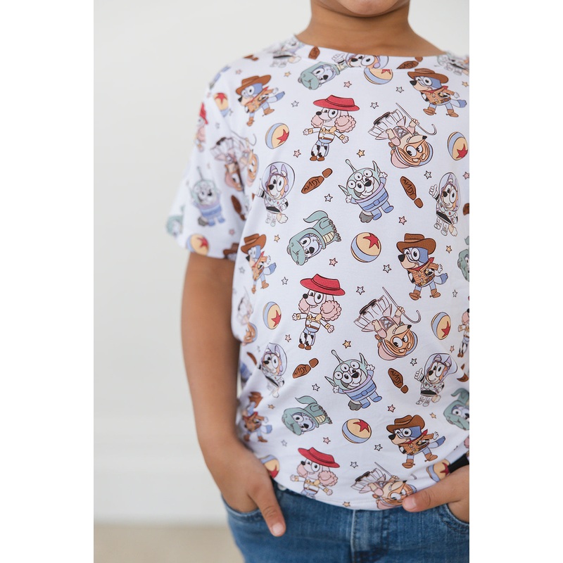 Toy Box Tails – Bamboo Tee 12-18M