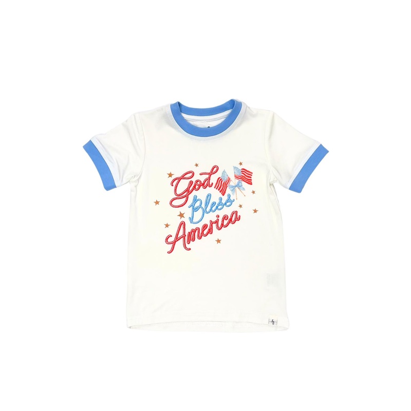 Adult T-shirt ~ God Bless America XS