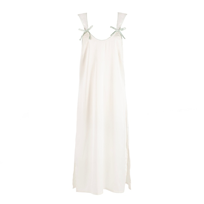 Birdie Satin Nightgown IVORY XS