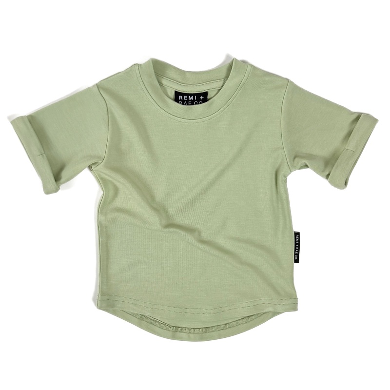 Bamboo Luxe Tee – Willow 3-6M