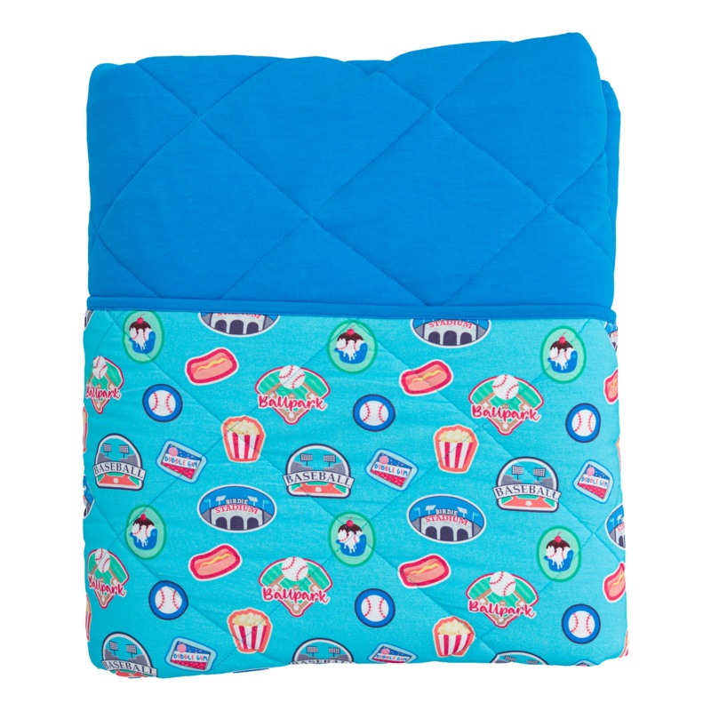 Baseball Patches Twin Birdie Quilt