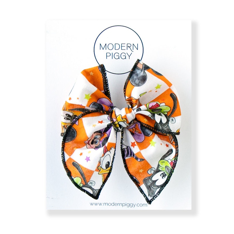 Boo Bash | Petite Party Bow Alligator Clip