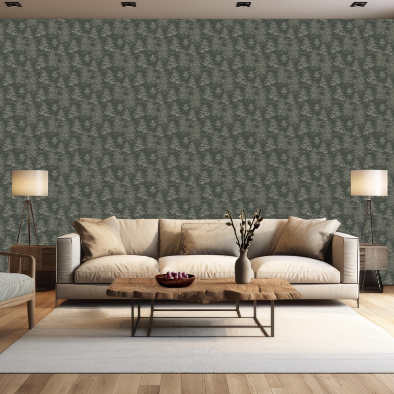 Dakota Wallpaper By Aubrey Fairchild Sample 1 foot by 1 foot Dark