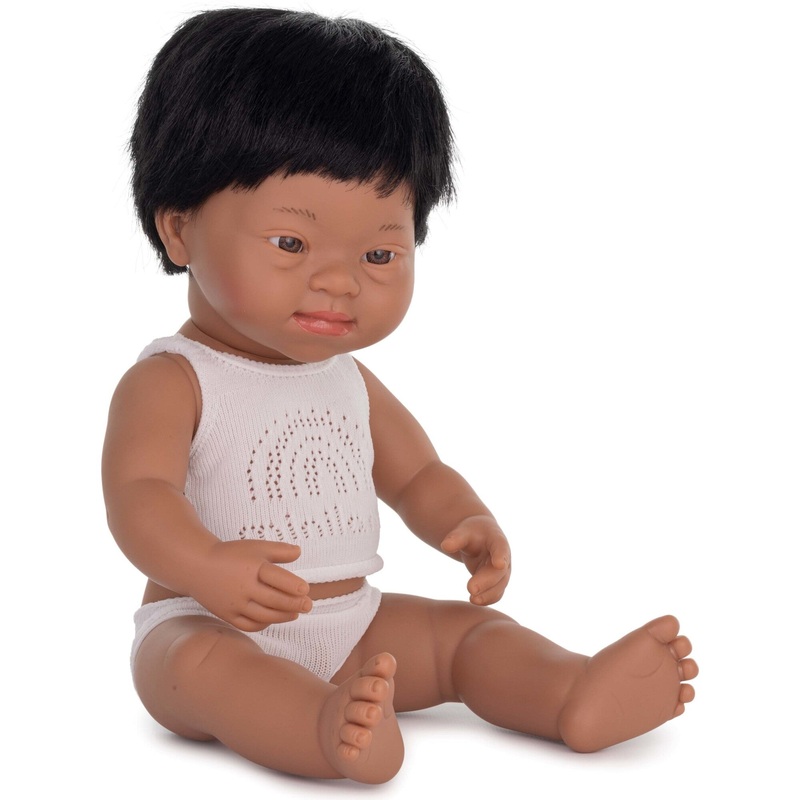 Doll with Down Syndrome | Hispanic Baby Boy |  15″
