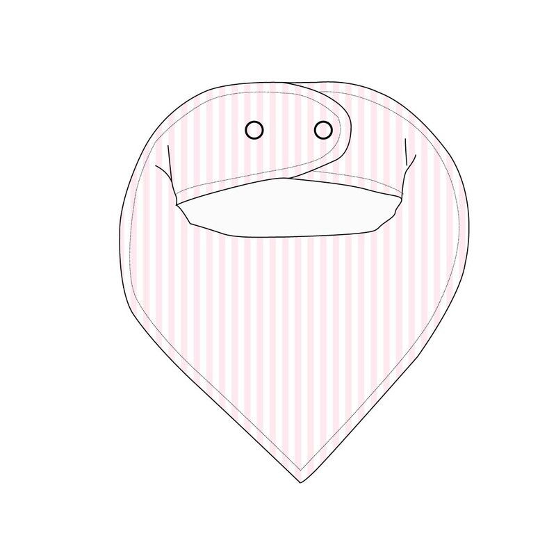 Pink Stripes – Bib