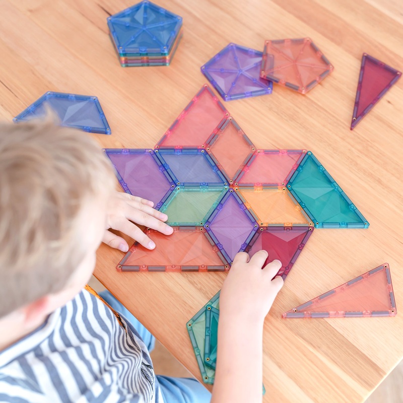 Sale Connetix Tiles 48 Piece Pastel Shape Expansion Pack