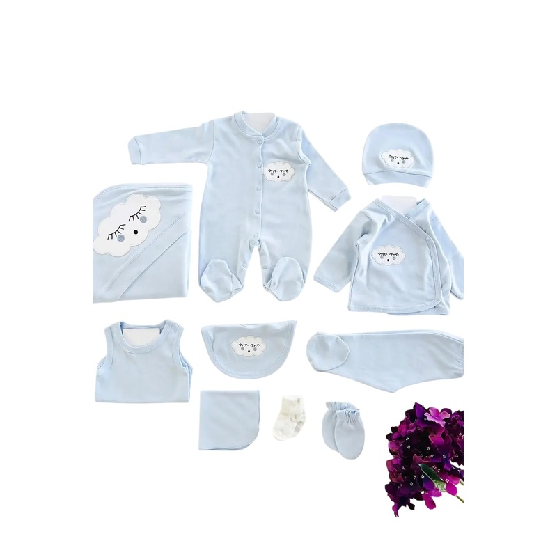 Baby Cloud Newborn First Outfit Set (10 Pcs) Newborn Pink