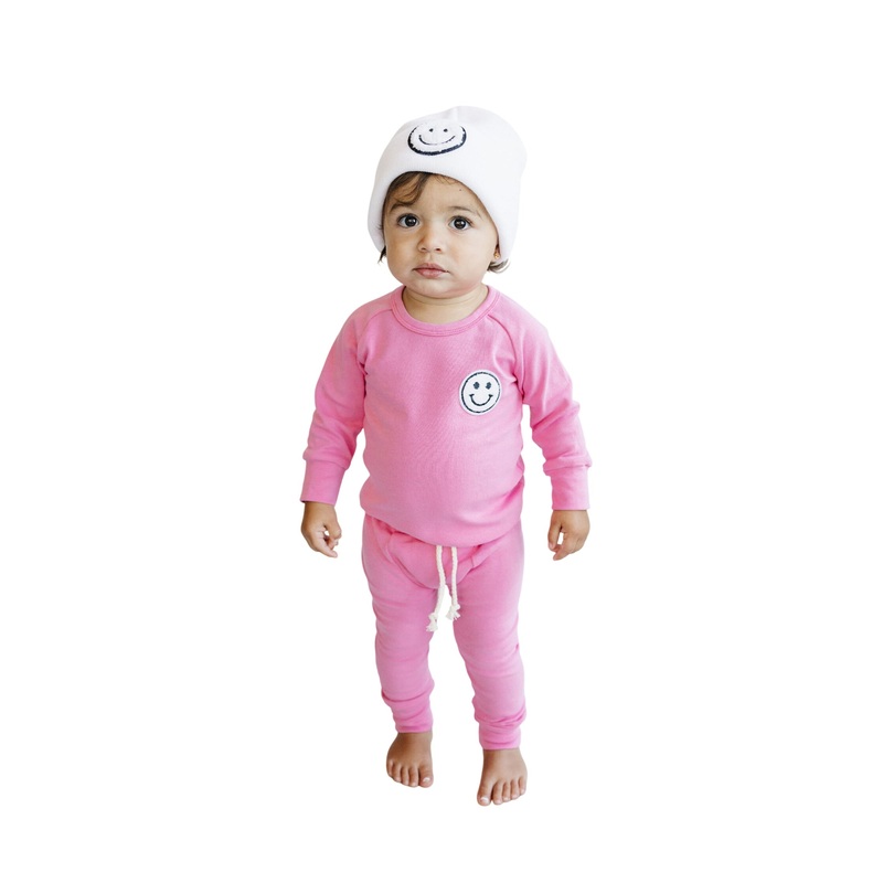 Lounge Set | Smiley Bubble Gum 0-3M
