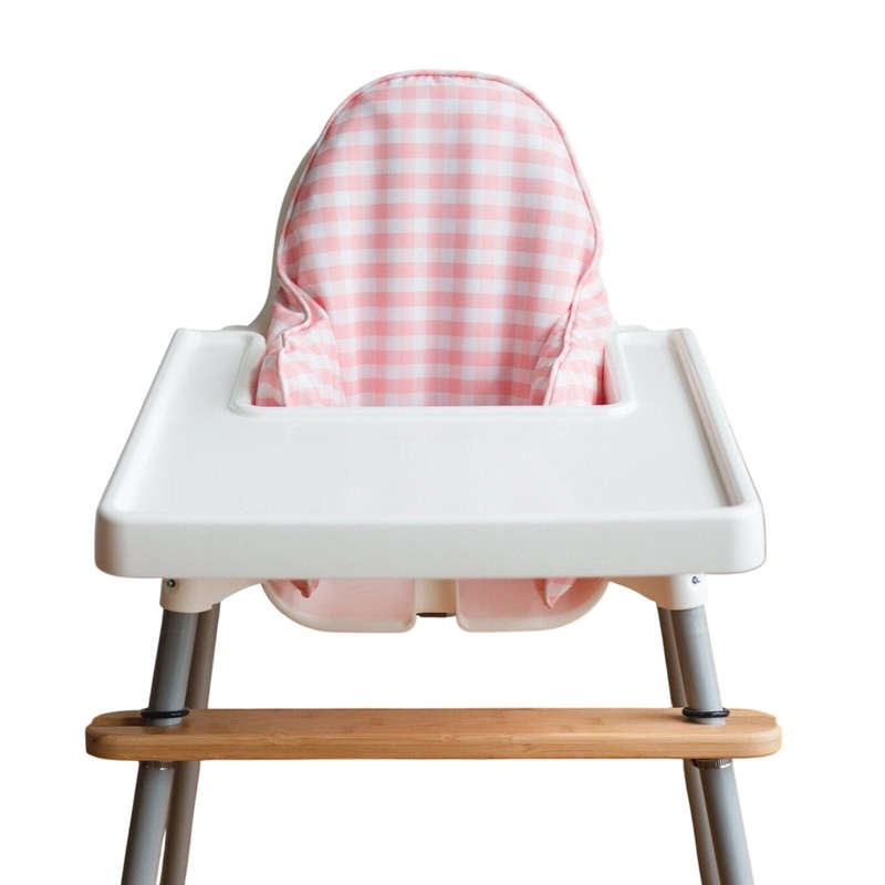 Pink Gingham Ikea Antilop Cushion Cover