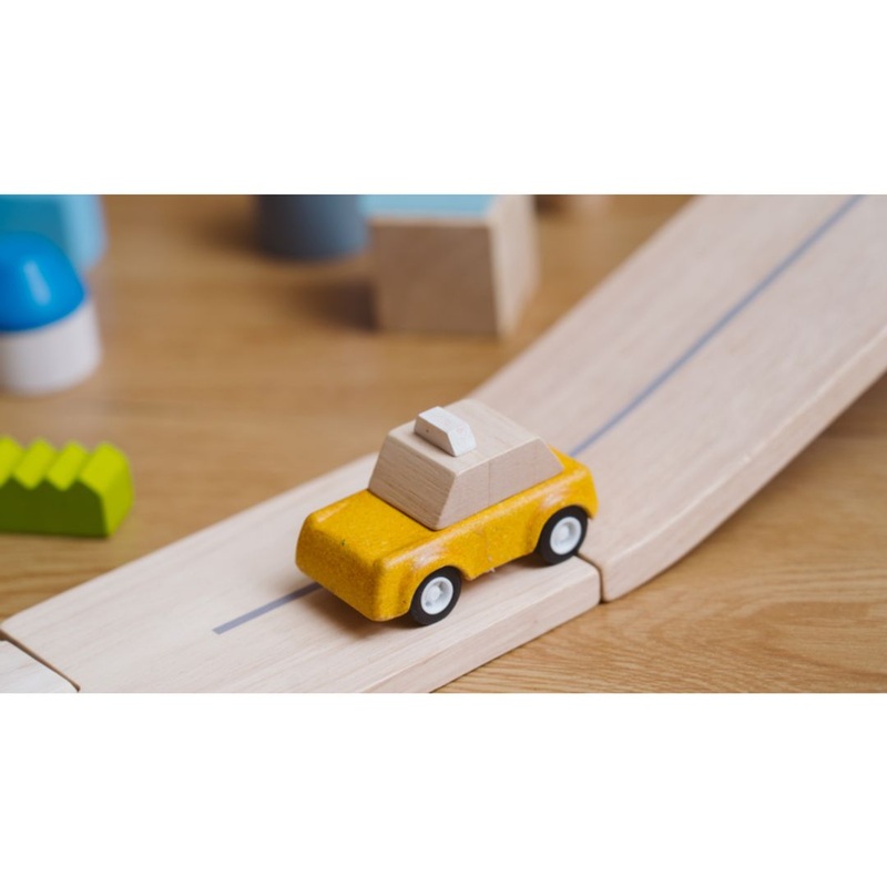 Plan Toys Yellow Taxicab