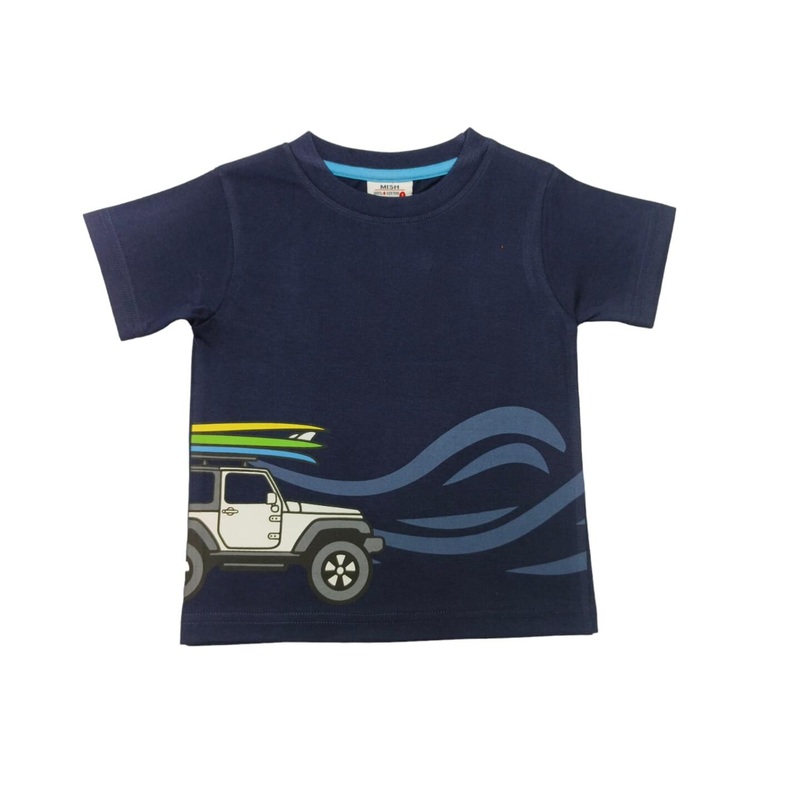 kids Short Sleeve Tee – Surfer Jeep 6M