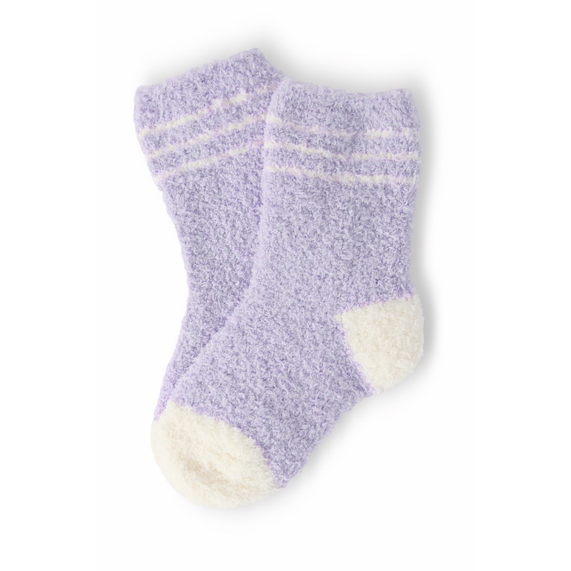 Lavender/coconut Sporty Cozy Socks 3-6 Years