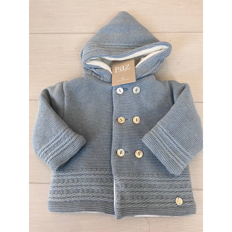 Paz Rodriguez Knit Newborn Coat Merlin 012-122235 6m
