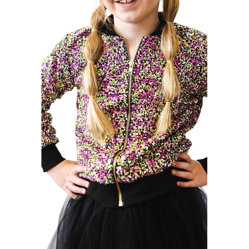 Rainbow Sequin Jacket 2T