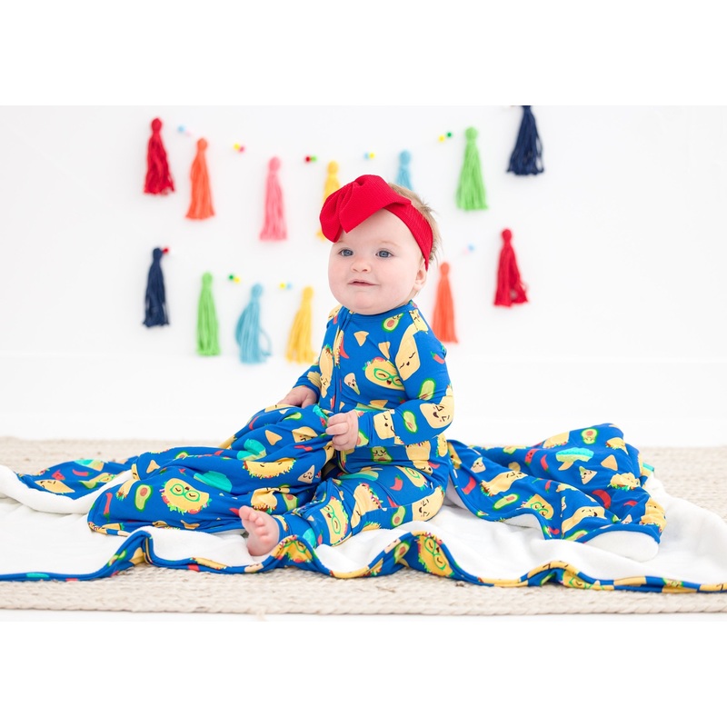 Taco Party Plush Toddler Birdie Blanket