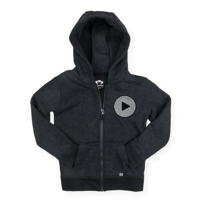 Appaman Strivers Hoodie Washed Black 2T