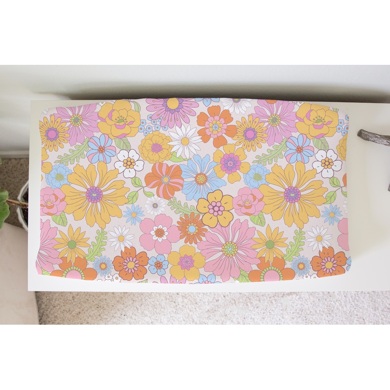 Changing Pad Cover – Retro Floral