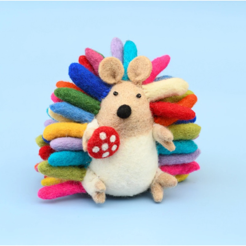 Colorful Rainbow Hedgehog