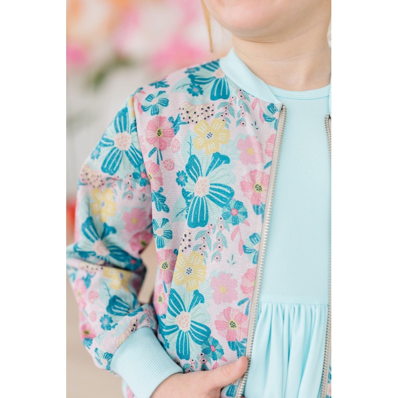 Floral Garden Shimmer Jacket 2T
