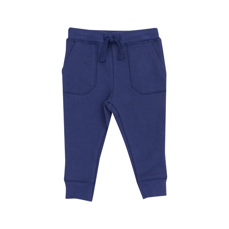 French Terry Jogger Pant – Navy 6-12M