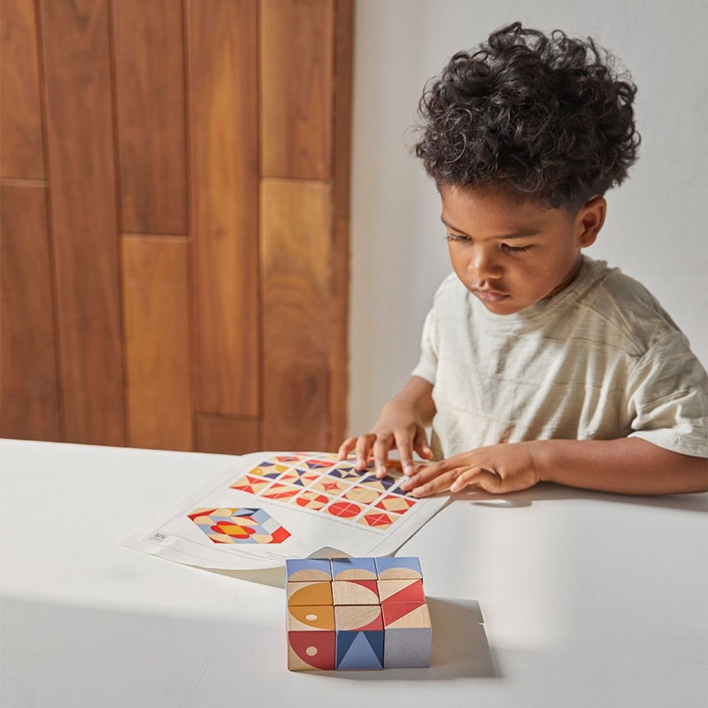 Plan Toys Geo Pattern Cubes
