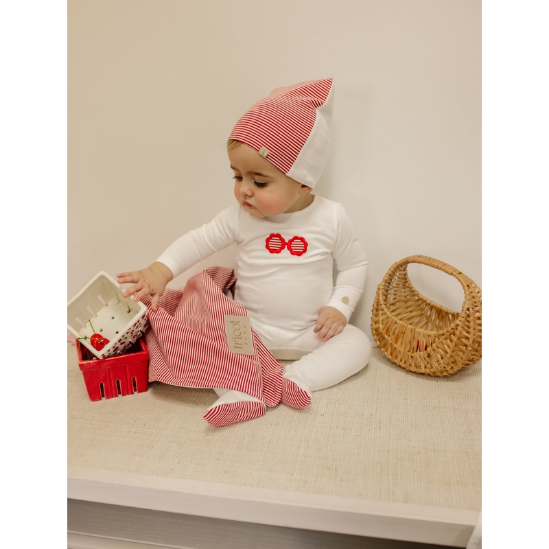 Sunglasses/ Anchor Striped Layette Set Sunglasses 1 Month Blanket