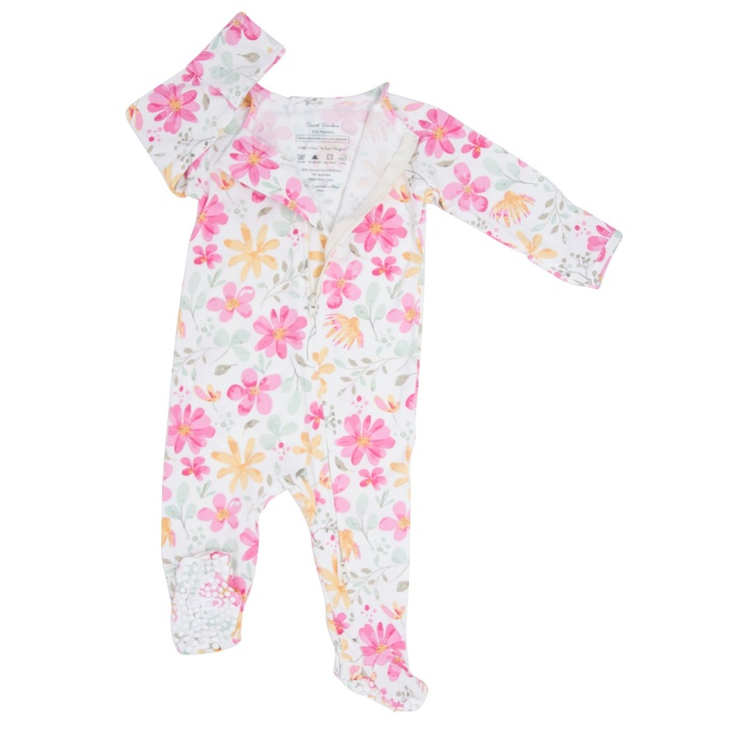 Zipper Footie – Marin Newborn Marin Girl