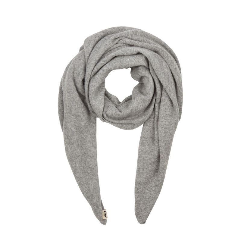 Ario W, Cashmere Scarf – Grey Melange